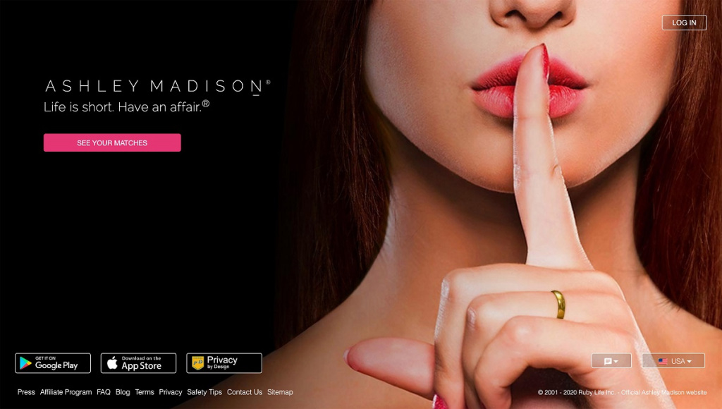 Ashley Madison is seeing a surge during the coronavirus.