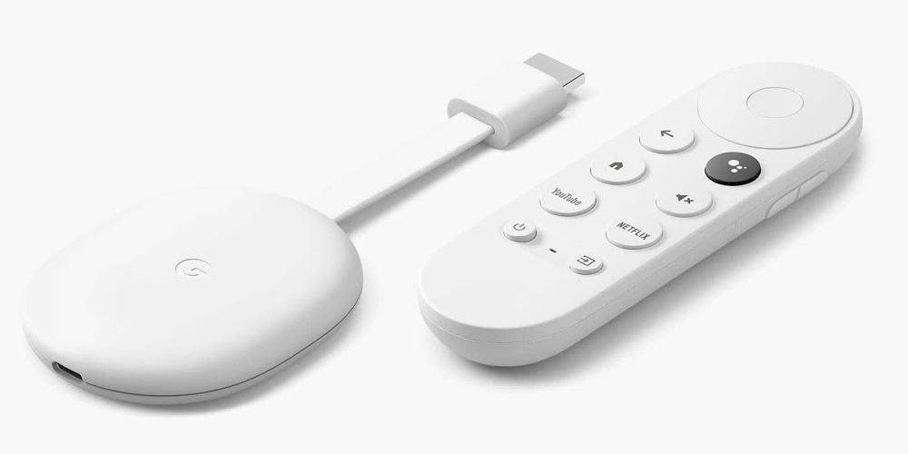 Chromecast with Google TV and remote