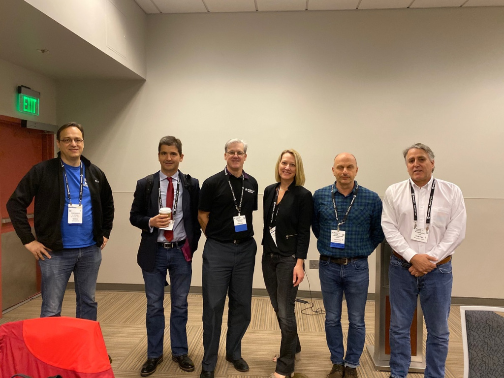 RISC-V board members, (left to right): Krste Asanovic, Zvonimir Bandic, Ted Speers, Calista Redmond, Frans Sijstermans, and Rob Oshana.